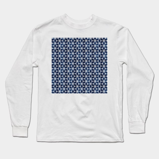 Moroccan Tile Design Pattern #2 Long Sleeve T-Shirt by DankFutura